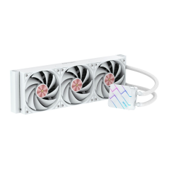 Kit de refroidissement liquide Abysm Oceanic TIDE 360 ARGB - 3 ventilateurs 120 mm - Éclairage ARGB - Pompe 2500 tr/min - Tuyaux