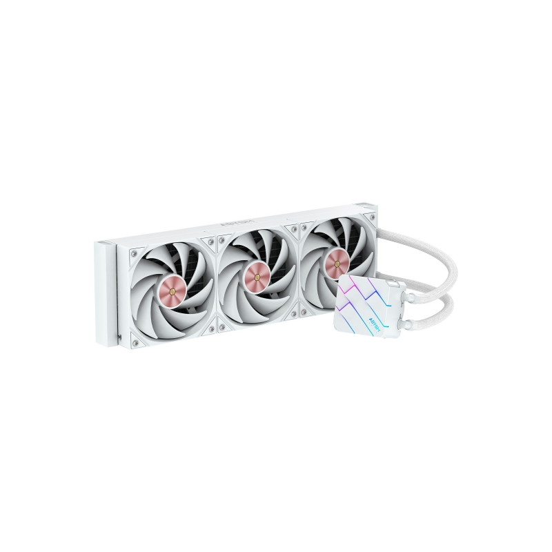 Kit de refroidissement liquide Abysm Oceanic TIDE 360 ARGB - 3 ventilateurs 120 mm - Éclairage ARGB - Pompe 2500 tr/min - Tuyaux