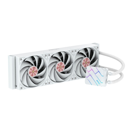 Kit de refroidissement liquide Abysm Oceanic TIDE 360 ARGB - 3 ventilateurs 120 mm - Éclairage ARGB - Pompe 2500 tr/min - Tuyaux