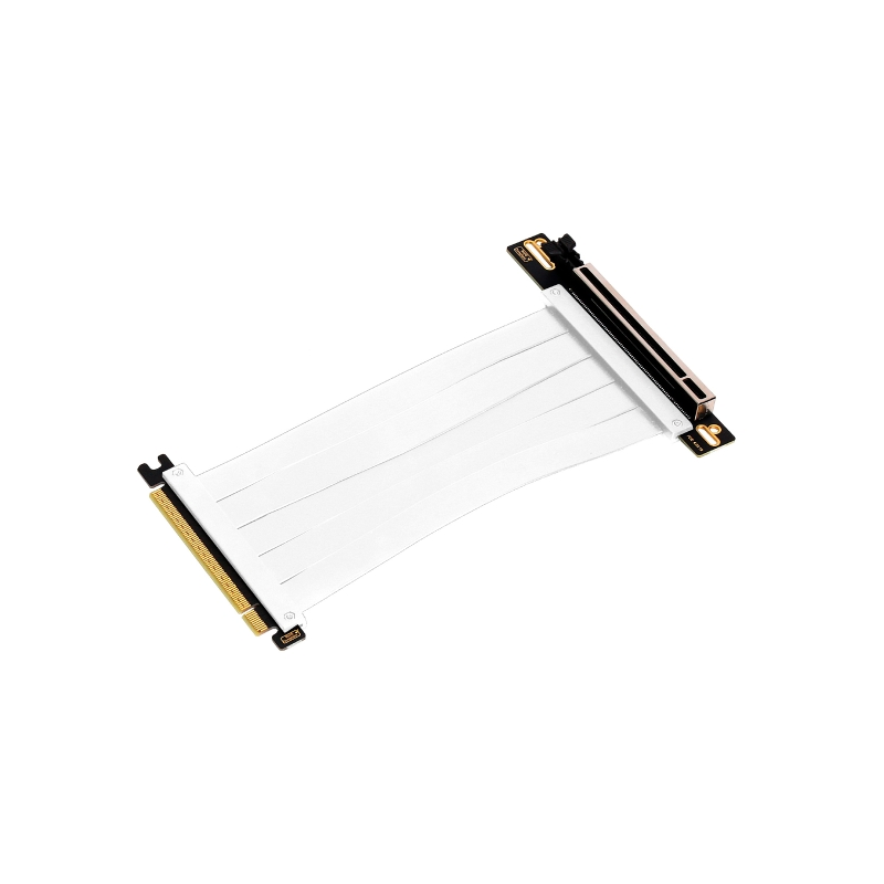 Câble d'extension Riser Flexible PCIe 4.0 x16 Aisens - Blindage EMI - Longueur 17 cm - Couleur Blanc