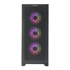 Abysm Gaming Danube Mura BX300 ARGB ATX, EATX, ITX, boîtier tour micro ATX - Côté Verre Trempé - 3,5" et 2,5" - USB-C 3.2, USB-A