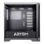 Abysm Gaming Danube Mura Pro Boîtier tour ATX, EATX, ITX, micro ATX - 3,5" et 2,5" - USB-C 3.2, USB-A 3.2 et audio - Prend en ch