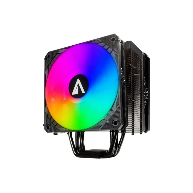 Abysm Gaming Snow IV ARGB 2 Ventilateurs CPU 120 mm avec dissipateur thermique 4 caloducs - Éclairage ARGB - Vitesse maximale. 1