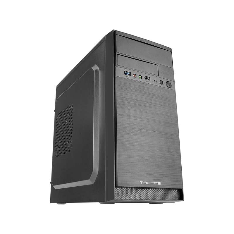 Tacens Anima AC4 Micro ATX, boîtier Mini-ITX Minitower - Taille HDD 2,5", 3,5" et 5,25" - USB-A 3.0, USB-A 2.0 et Audio - 1 vent