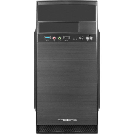 Tacens Anima AC4 Micro ATX, boîtier Mini-ITX Minitower - Taille HDD 2,5", 3,5" et 5,25" - USB-A 3.0, USB-A 2.0 et Audio - 1 vent