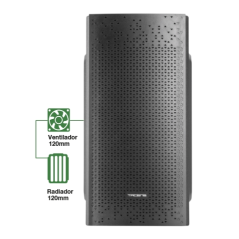 Boîtier mini-tour Tacens Anima AC6 - Façade entièrement en mesh - Compatible MicroATX/Mini-ITX - Design minimaliste et élégant -