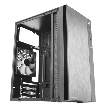 Boîtier Tacens Anima ACX Minitour - Ventilateur ultra-silencieux de 12 cm - Compatible MicroATX/Mini-ITX - Design minimaliste et