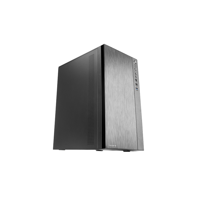 Boîtier minitour Tacens Anima ACX500 - Ventilateur ultra-silencieux de 12 cm - Compatible MicroATX/Mini-ITX - Design minimaliste