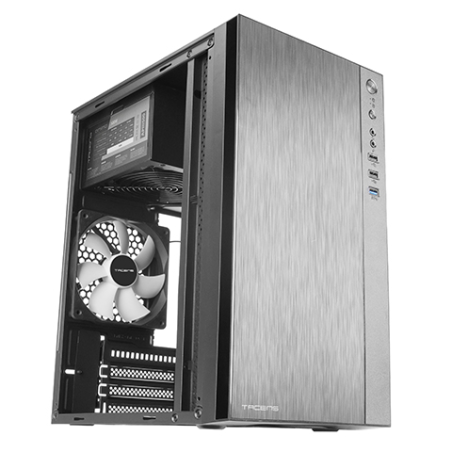 Boîtier minitour Tacens Anima ACX500 - Ventilateur ultra-silencieux de 12 cm - Compatible MicroATX/Mini-ITX - Design minimaliste