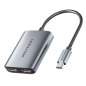 Adaptateur Vention USB-C vers HDMI - Fonction d'extension ou de duplication - Câble de 15 cm - Résolution 4K - Aluminium et ABS