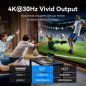 Adaptateur Vention USB-C vers HDMI - Fonction d'extension ou de duplication - Câble de 15 cm - Résolution 4K - Aluminium et ABS