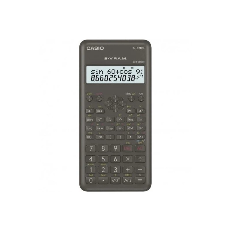 Calculatrice scientifique Casio FX-82MS 2e édition gris