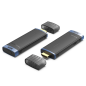 Émetteur et récepteur HDMI sans fil Vention 5 GHz - Résolution Full HD - Portée jusqu'à 40 m - Alimentation USB-C - Noir