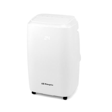 climatiseur mobile blanc Orbegozo