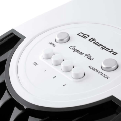Climatiseur évaporatif Orbegozo AIR 45 3 en 1 - Puissant et silencieux - avec filtre anti-germes et réservoir 4L - Manipulation