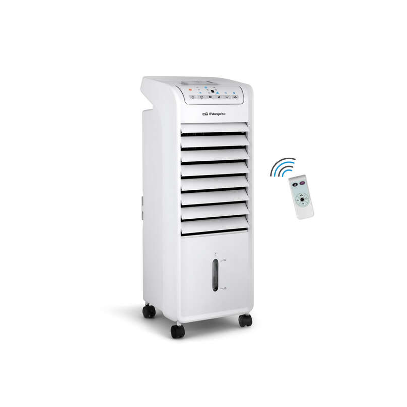 Climatiseur évaporatif Orbegozo Freshair 3 en 1 - Puissant et silencieux - Ailettes directionnelles - Minuterie 7h - Manipulatio