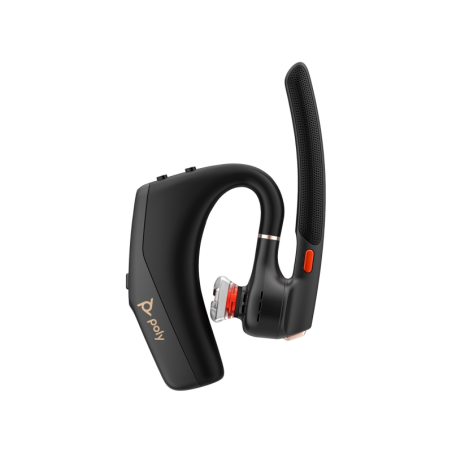 Écouteurs mono Poly Voyager Legend 50M avec microphone Bluetooth 5.4 - Boîtier de charge - Jusqu'à 10 heures d'autonomie - Noir