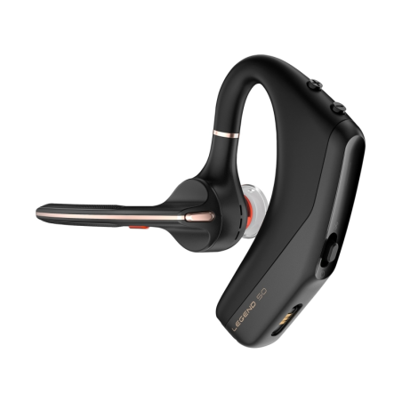 Écouteurs mono Poly Voyager Legend 50M avec microphone Bluetooth 5.4 - Boîtier de charge - Jusqu'à 10 heures d'autonomie - Noir
