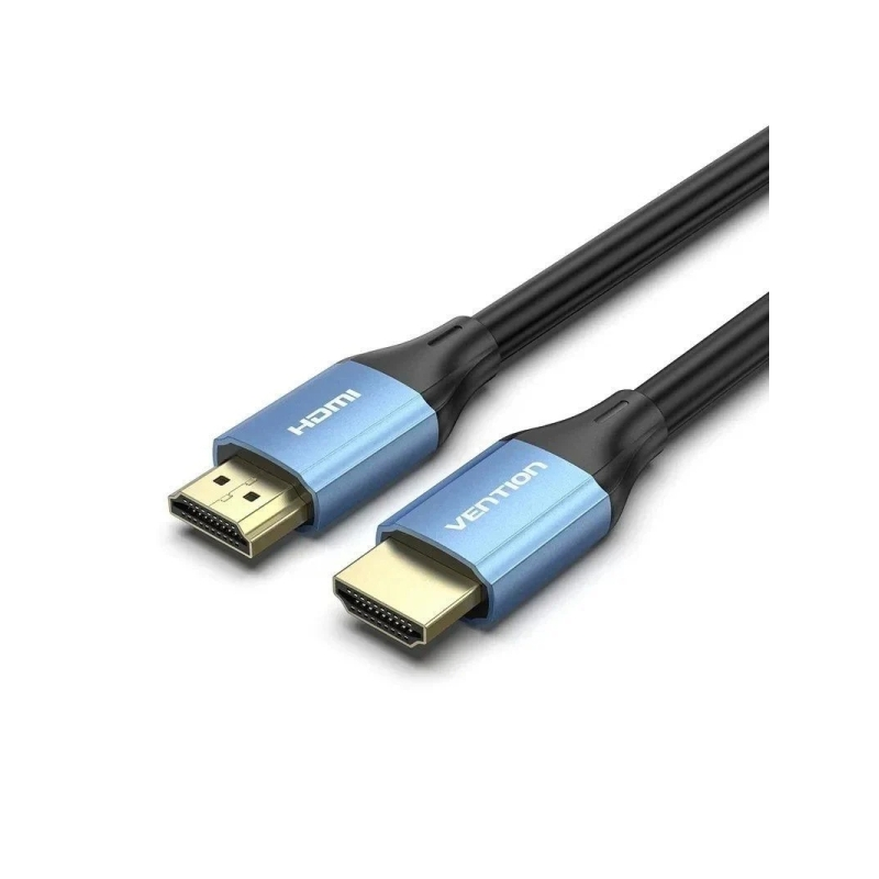 Câble HDMI 2.0 Vention - Résolution 4K - Longueur 15 m - Connecteurs plaqués or - Gaine PVC - Calibre 30 AWG - Bleu
