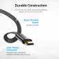 Câble HDMI 2.1 plat Vention - Résolution 8K - eARC - Longueur 2 m - Connecteurs plaqués or - HDR dynamique - Fréquence de rafraî