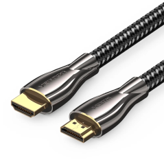 Câble HDMI 2.0 Vention - Résolution 4K - ARC - Longueur 1 m - Connecteurs plaqués or - Gaine PVC - Noir