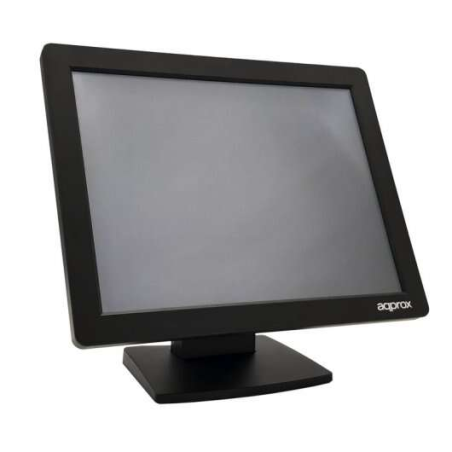 Approx Moniteur à écran tactile LED 15" pour POS 1024 x 768 - Réponse 5 ms - Angle de vue H 160º V 140º - USB, VGA - VESA 75x75m