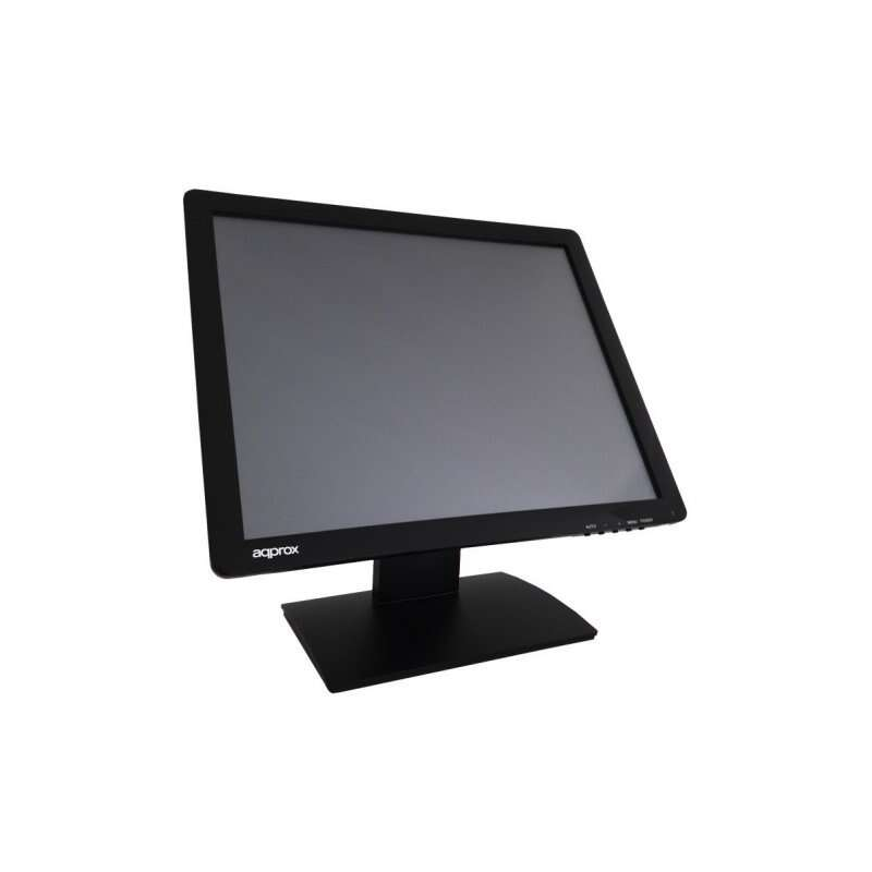 Approx Moniteur à écran tactile LED 17" pour POS 1280 x 1024 - Réponse 5 ms - Angle de vision de 160º - USB, VGA - VESA