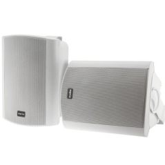 Haut-parleurs alimentés APPROX 60 W RMS Bluetooth - RCA, Jack 3,5 mm, 5 broches - Supports muraux inclus - Couleur blanche