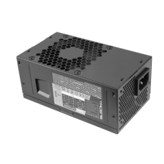 alimentation PC noire, ventilation en grille