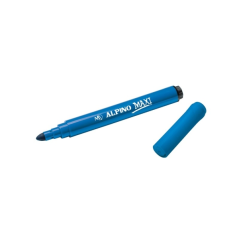 Lot économique Alpino Maxi de 144 feutres épais - Pointe 6 mm - Lavables, résistants, longue durée et aux couleurs vives - Idéal