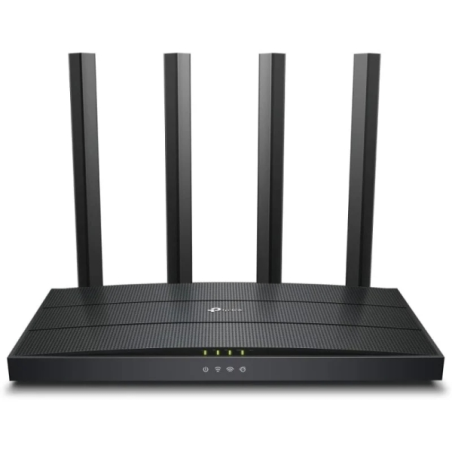 TP-Link Archer AX12 Routeur sans fil double bande AX1500 WiFi 6 - 4 ports RJ-45 - 4 antennes externes - Couleur noire