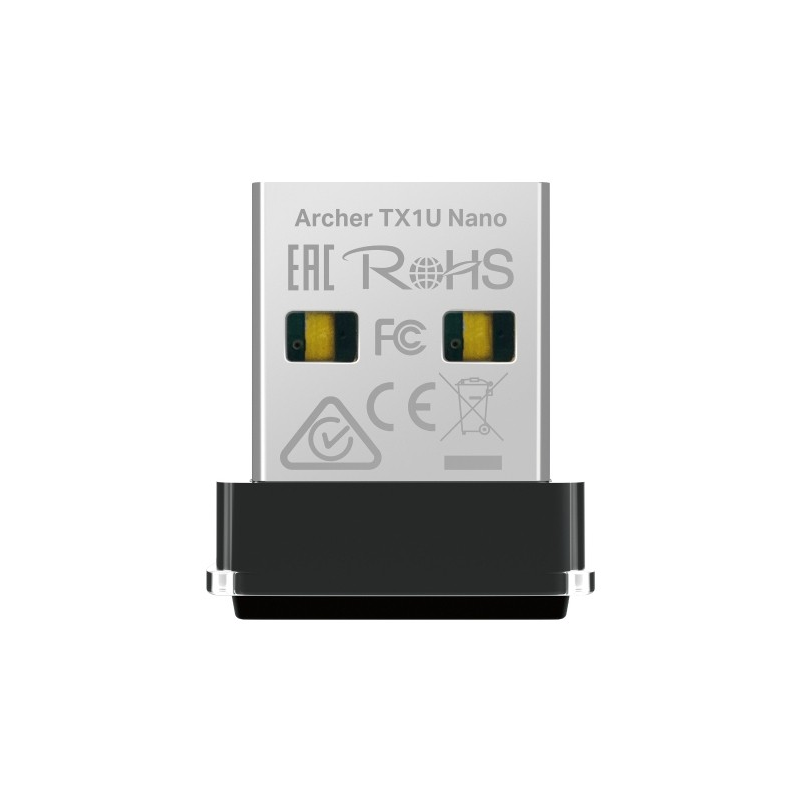 TP-Link Archer TX1U Nano Adaptador USB a WiFi 6 - Velocidad 287Mbps - Seguridad Avanzada - Color Negro