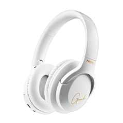 NGS Artica Greed Casque Bluetooth 5.1 avec Microphone - Bandeau Ajustable - Coussinets Rembourrés - Autonomie jusqu'à 46h - Main