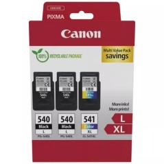 ✅ Canon PG-540L/CL-541XL Multipack de 3 cartouches d'encre originales - 5224B017 couleur Surtido en stock