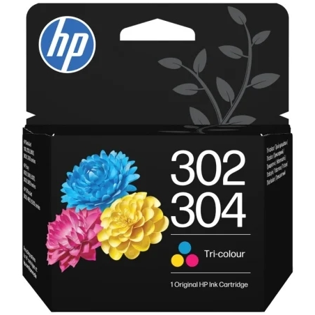 Cartouche d'encre couleur HP 302/304 authentique - B7RT6AE