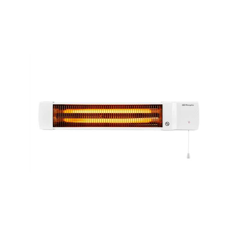 Orbegozo BB 5002 Poêle à Quartz pour Salle de Bain - Chaleur Instantanée et Efficace - Design Attrayant et Installation Facile -