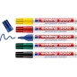 Edding 3000 Lot de 5 marqueurs permanents pointe ogive Edding 3000 Lot de 5 marqueurs permanents pointe ogive