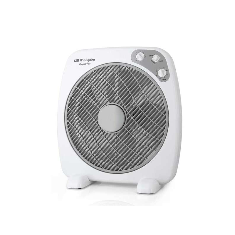 Ventilateur portable blanc Orbegozo BF 0140 avec minuterie Ventilateur portable blanc Orbegozo BF 0140 avec minuterie