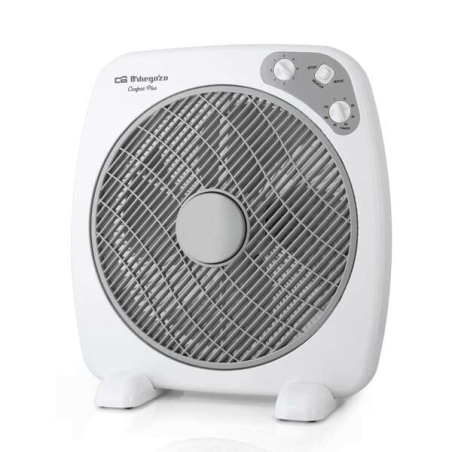 ventilateur de bureau carré blanc Orbegozo