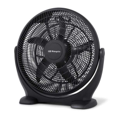 ventilateur noir grille circulaire