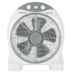 Ventilateur portable Orbegozo BF 1030 blanc 45 W avec minuterie