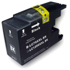 Brother LC1280XL Cartouche d'encre noire générique - Remplace LC1280XLBK