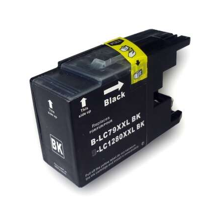 Brother LC1280XL Cartouche d'encre noire générique - Remplace LC1280XLBK