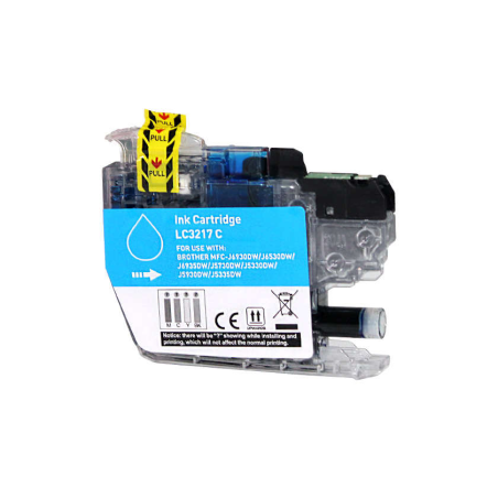 Cartouche compatible avec Brother LC3217 C Cyan