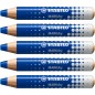 Lot de 5 marqueurs tableau Stabilo MARKdry bleu 10 mm