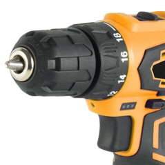 Perceuse sans fil Blim - 10 mm - Poignée ergonomique - Batterie 12 V - 1,5 Ah - Chargeur - Écran et lumière LED - 2 vitesses - C