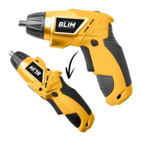 Tournevis double position Blim Batterie 4V - Vitesse 210 tr/min - Connecteur hexagonal 1/4" (6,35 mm) - Changement de sens de ro