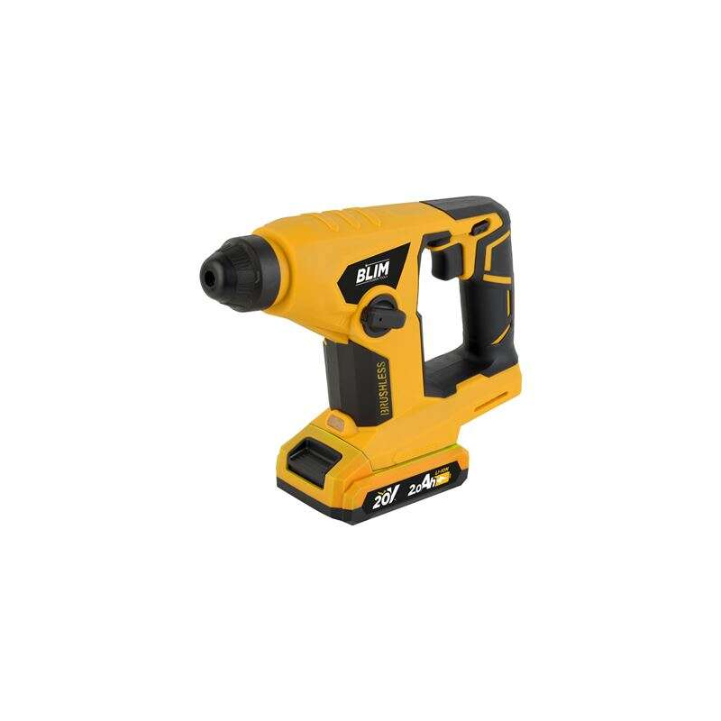 Blim Perceuse Marteau 20V 1,5 Joules (Sans Batterie ni Chargeur) - Lumière LED - Couleur Jaune