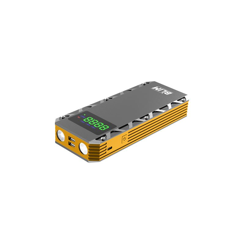 Démarreur de batterie 3 en 1 Blim BL0433 - 20 000 mAh - Démarreur 12 V - Batterie externe - Lampe torche - Protection contre les