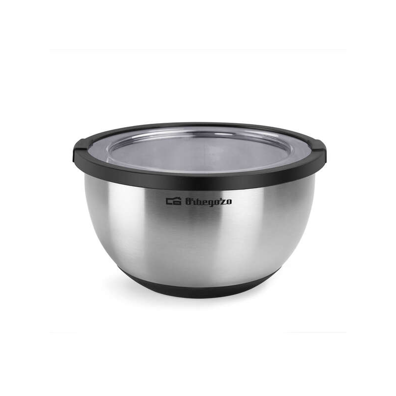 BOL en acier inoxydable Orbegozo BOA 5000 - Série BOA - Durable et sûr - Capacité 5L - Base antidérapante - Sans BPA - Passe au